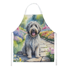 Load image into Gallery viewer, Bergamasco Sheepdog Spring Path Apron – Artist-Designed Kitchen, BBQ &amp; Craft Apron