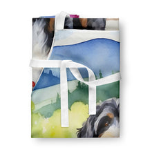 Load image into Gallery viewer, Bernedoodle Spring Path Apron – Artist-Designed Kitchen, BBQ &amp; Craft Apron