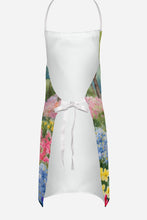 Load image into Gallery viewer, Black and Tan Coonhound Spring Path Apron – Artist-Designed Kitchen, BBQ &amp; Craft Apron