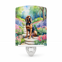 Load image into Gallery viewer, Bloodhound Spring Path Ceramic Night Light Compact, UL-Certified, Ideal for Bedroom, Bathroom, Nursery, Hallway, Kitchen, 6x4x3, Multicolor
