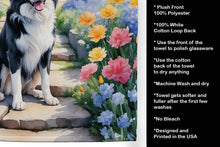 Load image into Gallery viewer, Border Collie Spring Path Kitchen Towel