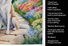 Load image into Gallery viewer, Borzoi Spring Path Kitchen Towel