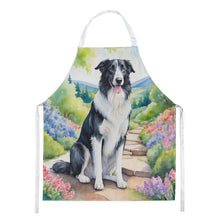 Load image into Gallery viewer, Borzoi Spring Path Apron – Artist-Designed Kitchen, BBQ &amp; Craft Apron
