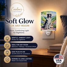 Load image into Gallery viewer, Borzoi Spring Path Ceramic Night Light Compact, UL-Certified, Ideal for Bedroom, Bathroom, Nursery, Hallway, Kitchen, 6x4x3, Multicolor