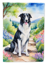 Load image into Gallery viewer, Borzoi Spring Path Garden Flag  – Dog-Themed Floral Outdoor Decor