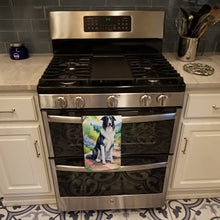 Load image into Gallery viewer, Borzoi Spring Path Kitchen Towel