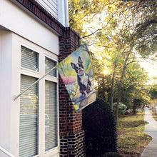 Load image into Gallery viewer, Boston Terrier Spring Path House Flag