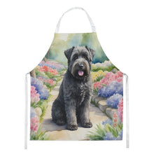 Load image into Gallery viewer, Bouvier des Flandres Spring Path Apron – Artist-Designed Kitchen, BBQ &amp; Craft Apron