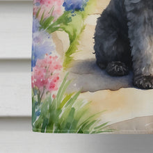 Load image into Gallery viewer, Bouvier des Flandres Spring Path House Flag
