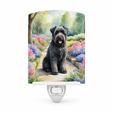 Load image into Gallery viewer, Bouvier des Flandres Spring Path Ceramic Night Light Compact, UL-Certified, Ideal for Bedroom, Bathroom, Nursery, Hallway, Kitchen, 6x4x3, Multicolor