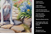 Load image into Gallery viewer, White Boxer Spring Path Kitchen Towel