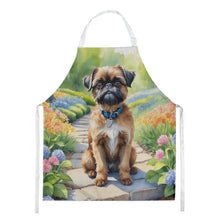 Load image into Gallery viewer, Brussels Griffon Spring Path Apron – Artist-Designed Kitchen, BBQ &amp; Craft Apron