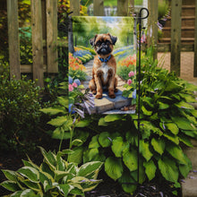 Load image into Gallery viewer, Brussels Griffon Spring Path Garden Flag  – Dog-Themed Floral Outdoor Decor