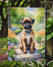 Load image into Gallery viewer, Brussels Griffon Spring Path Garden Flag  – Dog-Themed Floral Outdoor Decor
