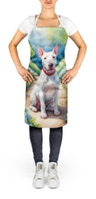Load image into Gallery viewer, Bull Terrier Spring Path Apron – Artist-Designed Kitchen, BBQ &amp; Craft Apron