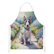 Load image into Gallery viewer, Bull Terrier Spring Path Apron – Artist-Designed Kitchen, BBQ &amp; Craft Apron