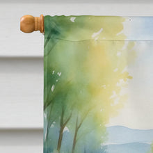 Load image into Gallery viewer, Bull Terrier Spring Path House Flag