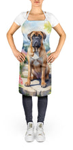 Load image into Gallery viewer, Bullmastiff Spring Path Apron – Artist-Designed Kitchen, BBQ &amp; Craft Apron