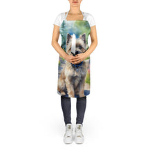Load image into Gallery viewer, Cairn Terrier Spring Path Apron – Artist-Designed Kitchen, BBQ &amp; Craft Apron