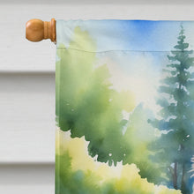 Load image into Gallery viewer, Cairn Terrier Spring Path House Flag