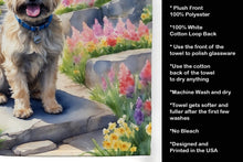 Load image into Gallery viewer, Cairn Terrier Spring Path Kitchen Towel