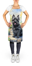 Load image into Gallery viewer, Cairn Terrier Spring Path Apron – Artist-Designed Kitchen, BBQ &amp; Craft Apron