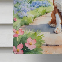 Load image into Gallery viewer, Cavalier Spaniel Spring Path House Flag