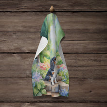 Load image into Gallery viewer, Cavalier Spaniel Spring Path Kitchen Towel