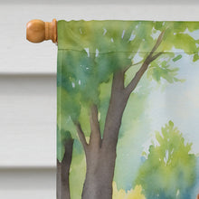 Load image into Gallery viewer, Chesapeake Bay Retriever Spring Path House Flag