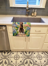 Load image into Gallery viewer, Chesapeake Bay Retriever Spring Path Kitchen Towel