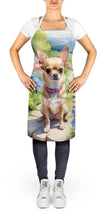 Load image into Gallery viewer, Chihuahua Spring Path Apron – Artist-Designed Kitchen, BBQ &amp; Craft Apron