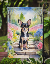 Load image into Gallery viewer, Chihuahua Spring Path Garden Flag  – Dog-Themed Floral Outdoor Decor