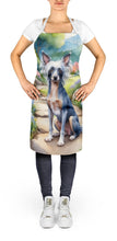 Load image into Gallery viewer, Chinese Crested Spring Path Apron – Artist-Designed Kitchen, BBQ &amp; Craft Apron