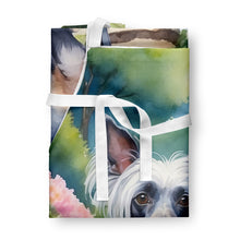 Load image into Gallery viewer, Chinese Crested Spring Path Apron – Artist-Designed Kitchen, BBQ &amp; Craft Apron