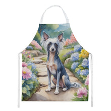 Load image into Gallery viewer, Chinese Crested Spring Path Apron – Artist-Designed Kitchen, BBQ &amp; Craft Apron