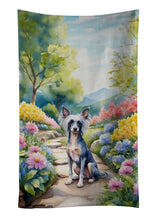 Load image into Gallery viewer, Chinese Crested Spring Path Kitchen Towel
