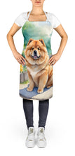 Load image into Gallery viewer, Chow Chow Spring Path Apron – Artist-Designed Kitchen, BBQ &amp; Craft Apron