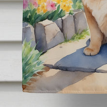 Load image into Gallery viewer, Chow Chow Spring Path House Flag