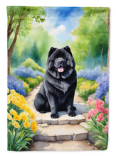 Load image into Gallery viewer, Chow Chow Spring Path House Flag