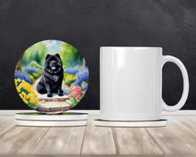 Load image into Gallery viewer, Chow Chow Spring Path Large Sandstone Coasters Pack of 4