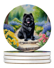 Load image into Gallery viewer, Chow Chow Spring Path Large Sandstone Coasters Pack of 4