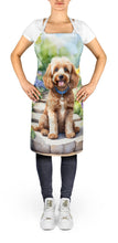 Load image into Gallery viewer, Cockapoo Spring Path Apron – Artist-Designed Kitchen, BBQ &amp; Craft Apron