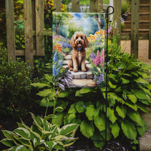 Load image into Gallery viewer, Cockapoo Spring Path Garden Flag  – Dog-Themed Floral Outdoor Decor