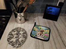 Load image into Gallery viewer, Cockapoo Spring Path Pot Holders - Set of 2 Decorative Kitchen Helpers | Made in the USA