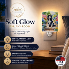 Load image into Gallery viewer, Cocker Spaniel Spring Path Ceramic Night Light Compact, UL-Certified, Ideal for Bedroom, Bathroom, Nursery, Hallway, Kitchen, 6x4x3, Multicolor