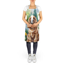 Load image into Gallery viewer, Cocker Spaniel Spring Path Apron – Artist-Designed Kitchen, BBQ &amp; Craft Apron