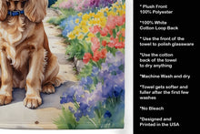 Load image into Gallery viewer, Cocker Spaniel Spring Path Kitchen Towel