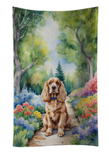 Load image into Gallery viewer, Cocker Spaniel Spring Path Kitchen Towel