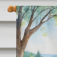 Load image into Gallery viewer, Cocker Spaniel Spring Path House Flag