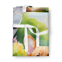 Load image into Gallery viewer, Corgi Spring Path Apron – Artist-Designed Kitchen, BBQ &amp; Craft Apron